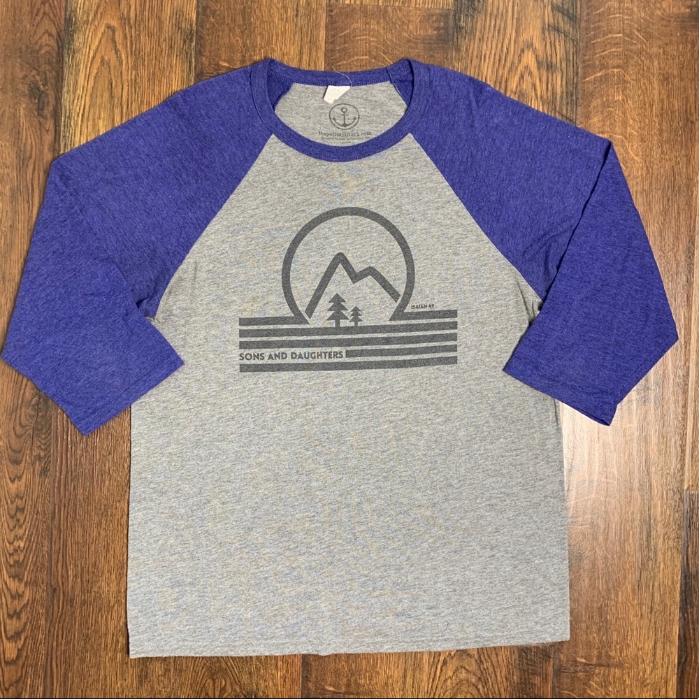 Hope outfitters Quarter Sleeve Baseball Isaiah 49